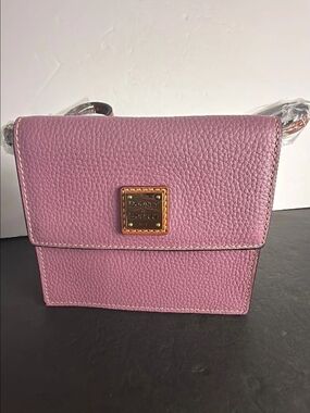 Dooney & Bourke Rose Pink Pebbled Leather Crossbody